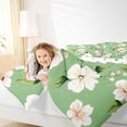 thumbnail image 3 of Erosebridal Dreamy White Flower Bedding Comforter Set for Girls, GreenFull Bedding Set, Polka Dots Reversible, 7-Piece, 3 of 5
