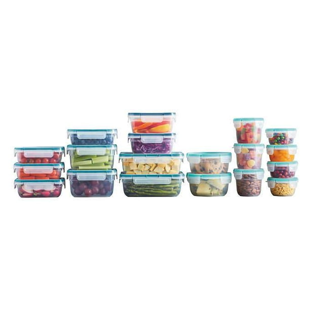 snapware plastic food storage set 38pc