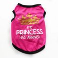 thumbnail image 4 of CSChome Pet Vest Breathable Soft Comfortable Sleeveless Crown Printing Dog Vest Pullover Daily Wear, 4 of 7