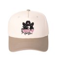 thumbnail image 6 of COWGIBL UP Letter Embroidered Color Block Trucker Hat Unisex Adjustable Cotton Breathable Fashion Cap for Travel Daily Wear, 6 of 11