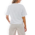 thumbnail image 2 of Women's Gameday Couture White Georgia Bulldogs Logo Boxy Fit Cropped T-Shirt, 2 of 2