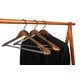 thumbnail image 4 of Juego de 6 unidades de Wooden Hangers TOPIA HANGER para abrigo y traje, color negro, 4 of 6