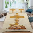 thumbnail image 2 of Cristiano Conjunto de sábanas temático, trío de piezas, cómodo y amigable con la piel, diseño único, regalo de decoración para el hogar para familiares, amigos y fans,135cm *200cm, 2 of 6