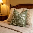thumbnail image 6 of Qholemyo Floral Embroidered Throw Pillow Covers 17.7x17.7in Soft Elegant Decor For Indoor Sofa Bedroom, 6 of 6