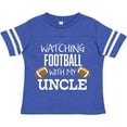 thumbnail image 3 of Inktastic Watching Football with My Uncle Boys or Girls Toddler T-Shirt, 3 of 5