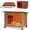 Brown(Heated Pad Included), variant on MEDEHOO 33.3’’ Heated Outdoor Dog House Weatherproof Insulated Dog Kennel with Metal Frame, Dog Shelter with Heating Pad, 6-Sided Insulated Liner and PVC Door Curtain for Winter (Brown)
