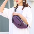 thumbnail image 3 of Multi-layered Storage Chest Bag Unisex Chest Bag Adjustable Strap Zipper Closure Multi Layers Capacity Outdoor Sports Waist Bag Phone Lipstick Storage, 3 of 8