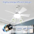 thumbnail image 4 of Ventilador Techo Del Con Enchufe para Comedor (52 Cm Cuadrado), 4 of 9