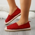 thumbnail image 4 of Vedolay Flats Casual Shoes Loafers For Women Wide Width Fashion Flat Shoes Classic Casual Shoes,Red 8.5, 4 of 5