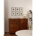 thumbnail image 6 of HAUS AND HUES Set of 15 Walnut Wood 10x10 Square Picture Frames - Elegant Décor for Photos and Posters - Versatile Display Solution, 6 of 6