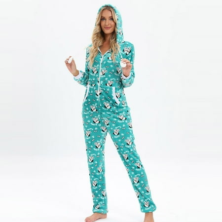 

Women s Onesies Cute Animal Pajamas Halloween Cosplay Costume One Piece Sleepwear on Clearance