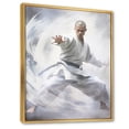 thumbnail image 2 of Designart "Serenity in Action The Martial Artistry II" Portrait Floater Framed Wall Art Print, 2 of 7