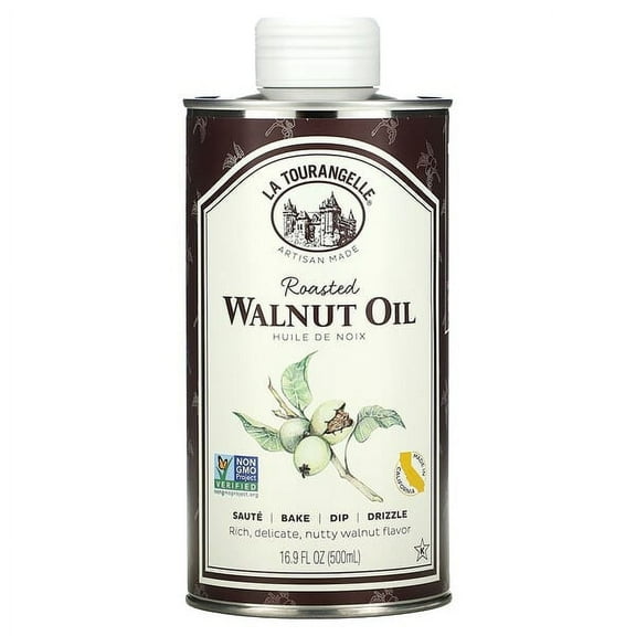 La Tourangelle, Roasted Walnut Oil, 16.9 fl oz Pack of 3