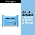 thumbnail image 2 of Neutrogena Makeup Remover Wipes and Face Cleansing Towelettes, Plastic Case, 25 Ct, 2 of 8