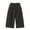 Black, variant on AherBiu Toddler Girls Pants Full Length Stretch Comfy Baby Clothes Wide Leg Casual Infant Trousers