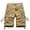 Khaki, variant on Mens Camo Cargo Shorts, Rugged Multi - Pockets, Durable, Summer Hiking & Adventures