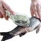 thumbnail image 1 of Cepilladora de escamas de pescado para el hogar, 2 uds., con cubierta, raspador Manual de escamas de pescado, raspador de escamas de pescado para cocina, herramienta Manual de escamas de pescado, cepilladora de escamas de pescado Sincero Electrónica, 1 of 5