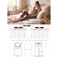thumbnail image 5 of JWD Womens Two Piece Pajama Set Soft Sleeveless Ruffle Strap Cami Top and Long Pants Lightweight Lounge Sleepwear LD Khaki XL, 5 of 7