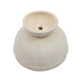thumbnail image 3 of My Texas House 8" Cream Ceramic Dot Bowl Planter for Indoor or Outdoor Use, 3 of 8