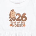 thumbnail image 4 of Inktastic 2026 Year of the Horse Girls Baby Dress, 4 of 5