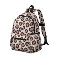thumbnail image 2 of Pink and Beige Leopard Print Backpack for School, Cute School Bag with Adjustable Shoulder Straps and Padded Back, 13.4"x11"x4.7", 2 of 5