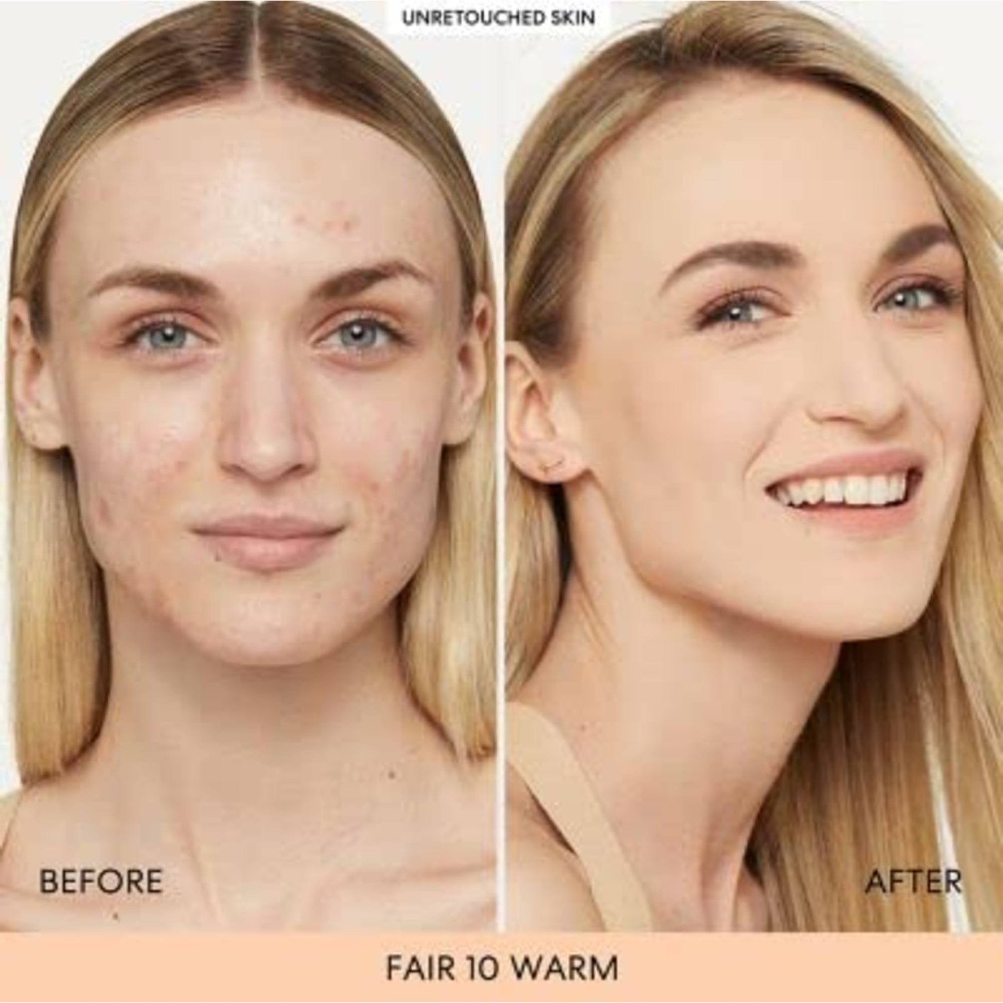 bareMinerals BAREPRO 24HR Skin Perfecting Talc-Free Matte Powder Foundation, Fair 10 Warm