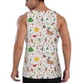 thumbnail image 3 of Gaeub Winter Christmas And New Year Deer Men's Athletic Tank Top, Workout Sleeveless Shirts, Running Tank Tops for Gym, Running, Training - 4X-Large, 3 of 9