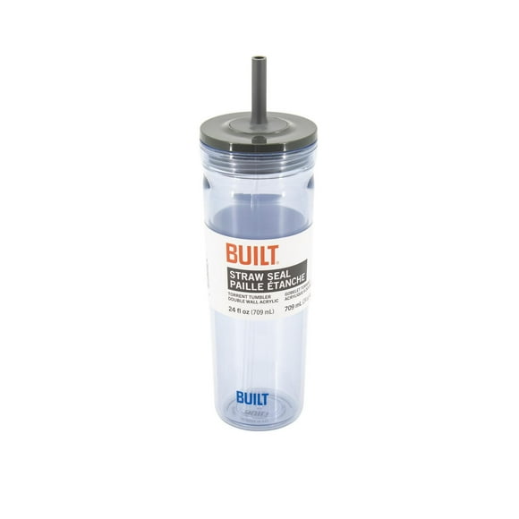 Built NY Torrent 24oz Acrylic Straw Seal Tumbler Blue, 24oz Tumbler
