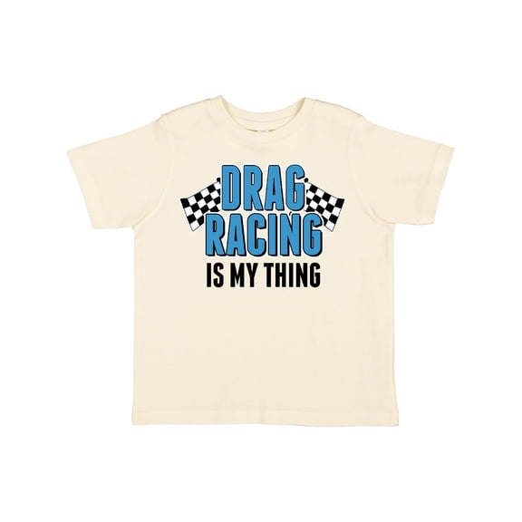 Inktastic Drag Racing is My Thing with Flags Boys or Girls Toddler T-Shirt