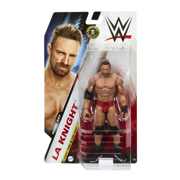 WWE Series 141 LA Knight Action Figures, Red, 1.25 lbs