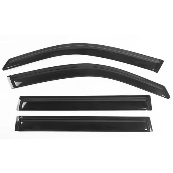 Ikon Motorsports Compatible with 03-08 Honda Pilot Acrylic Window Visors Vent Windshield Deflector Rain Guard 4Pc Set Outside Mount 2003 2004 2005 2006 2007 2008