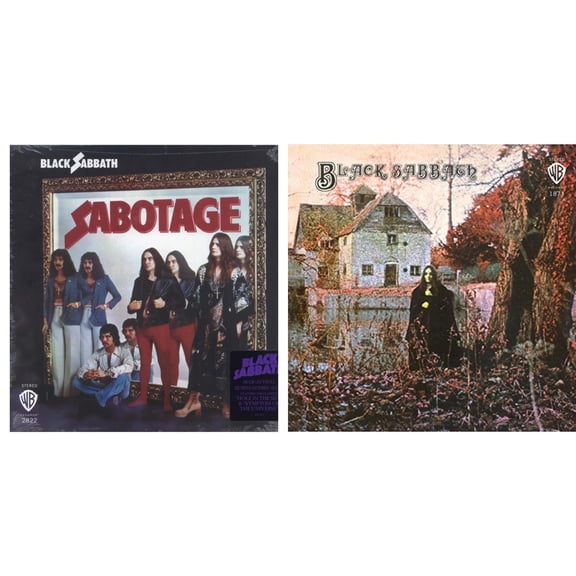 Sabotage (180G) & Black Sabbath (180G) [LP Vinyl Bundle]