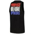 thumbnail image 3 of Men's Black Austin Theory Purpose Before Opinions Tank Top, 3 of 3