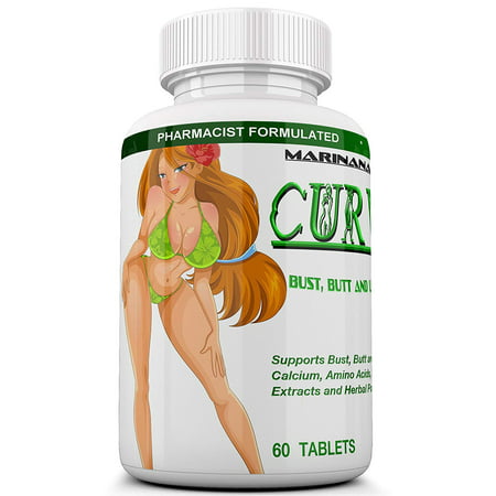 CURVIMORE The Only Breast Enlargement, Butt Enlargement and Lip Plumping 3 in 1 Formula - Natural Bust and Butt Enhancement Pills - Enjoy Larger, Fuller, Firmer Breasts, Butts and