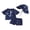 Blue Shark, variant on BemeyourBBs BemeyourBBs Toddlers Baby Boys 3 Piece Swimsuit Infant Boy Bathing Suit Swim Shirt Trunk Shorts Set and Sun Hat Short Sleeve Swimwear Sunsuit UPF 50 Rash Guard