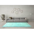 thumbnail image 3 of Ahgly Company Indoor Rectangle Oriental Light Blue Traditional Area Rugs, 8' x 12', 3 of 4