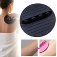 thumbnail image 2 of Silicone Body Scrubber - Soft Rubber Shower Exfoliating Glove with Hand Strap, Gentle Bath Massage Tool, 1 Count Black Shower Scrubber for Women Men, 2 of 5