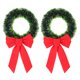 thumbnail image 1 of Decoración Artificial Ounissouiy 2 pack/lote navideña Borde verde, 1 of 6
