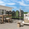 thumbnail image 5 of MAYEERTY 72"x35" Outdoor Arched Planter Box with Trellises, Metal Raise Garden Beds for Vine Climbing Plants, 5 of 9