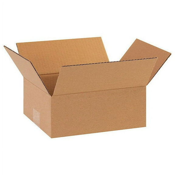 ZoroSelect Corrugated Boxes, 6" x 4" x 2", Kraft, 25/Bundle
