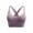 Gray, variant on Plebaso Women's Sports Bras Seamless No Underwire Workout Bras Solid Color Yoga Bralettes Activewear