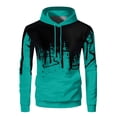 thumbnail image 3 of Mens Hooded Sports Tracksuit Unisex Two-Piece Running Outfits Long Sleeve Pullover Hoodies Sweatshirt+Sweatpants Set 4XL, 3 of 4