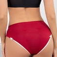 thumbnail image 5 of ZRBYWB Womens Underwear Women's Ice Silk Traceless Four Layer Underwear Absorbent Leak Proof Postpartum Aunt Menstrual Triangle Underwear, 5 of 5