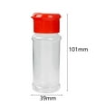 thumbnail image 2 of 30x Spice Jars with Shaker Lid Empty Spice Shaker for Sugar Seasonings Spice Red, 2 of 4