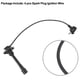 thumbnail image 5 of 4 Uds Chispa Bujía Encendido Cable Unique Bargains para Toyota Celica 1994-1997 Negro, 5 of 7