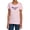 Pink, variant on DC Red,White & Blue Women's T Shirt, White, X-Large