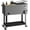 Silver, variant on Dextrus 80 Quart Rolling Cooler Cart Iron, Durable And Stable