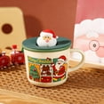 thumbnail image 7 of NWOKYZGH Christmas Mugs with Lid Porcelain Christmas Coffee Mugs Cute Ceramic Santa Tea Cups for Women Men Home Winter Holiday Birthday Kitchen Drinkware, 7 of 7