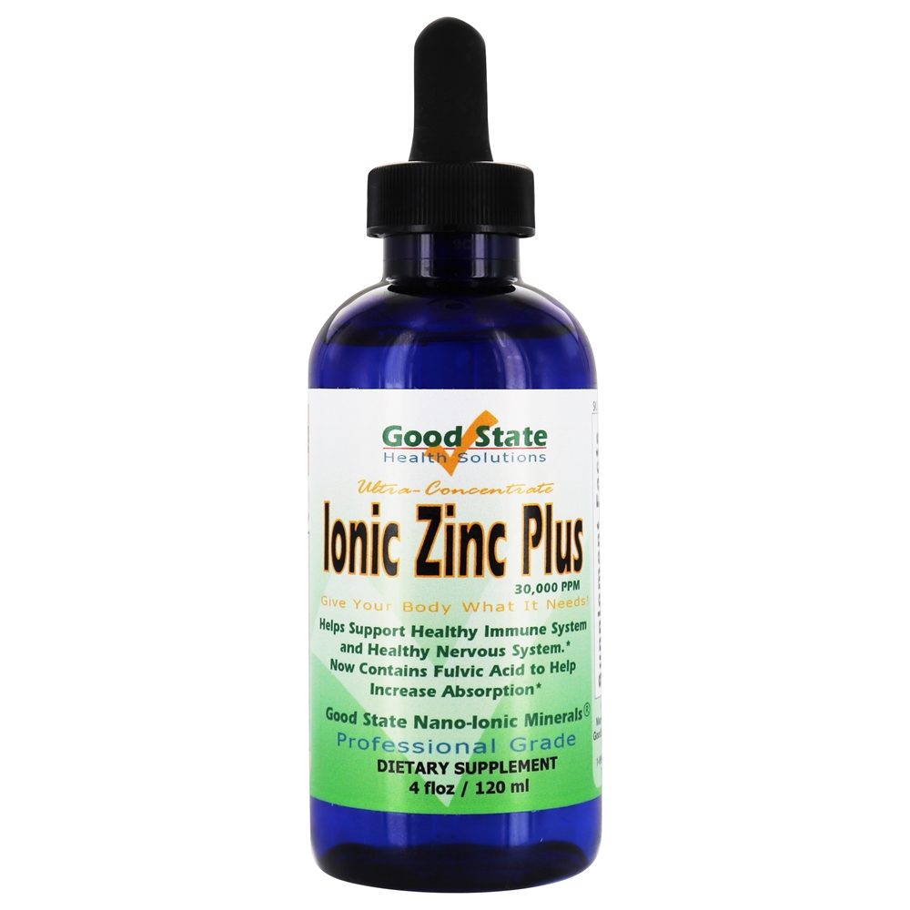 Good State Ionic Zinc Plus UltraConcentrate Liquid 4 fl. oz
