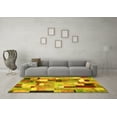 thumbnail image 3 of Ahgly Company Indoor Rectangle Patchwork Yellow Transitional Area Rugs, 3' x 5', 3 of 4